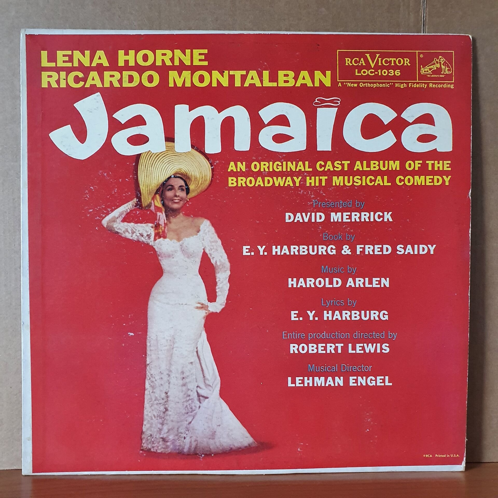LENA HORNE / RICARDO MONTALBAN - JAMAICA (1957) - LP 2.EL PLAK