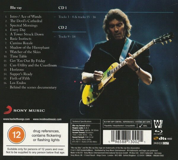 STEVE HACKETT – FOXTROT AT FIFTY + HACKETT HIGHLIGHTS: LIVE IN BRIGHTON (2023) - 2xCD+BLU-RAY AMBALAJINDA SIFIR