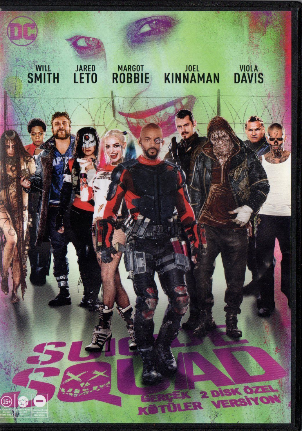 SUICIDE SQUAD - GERÇEK KÖTÜLER - DAVID AYER - WILL SMITH - DC COMICS - 2 DVD ÖZEL VERSİYON 2.EL