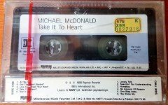 MICHAEL MCDONALD - TAKE IT TO THE HEART (1990) MMY CASSETTE MADE IN TURKEY ''NEW'' PAPER LABEL