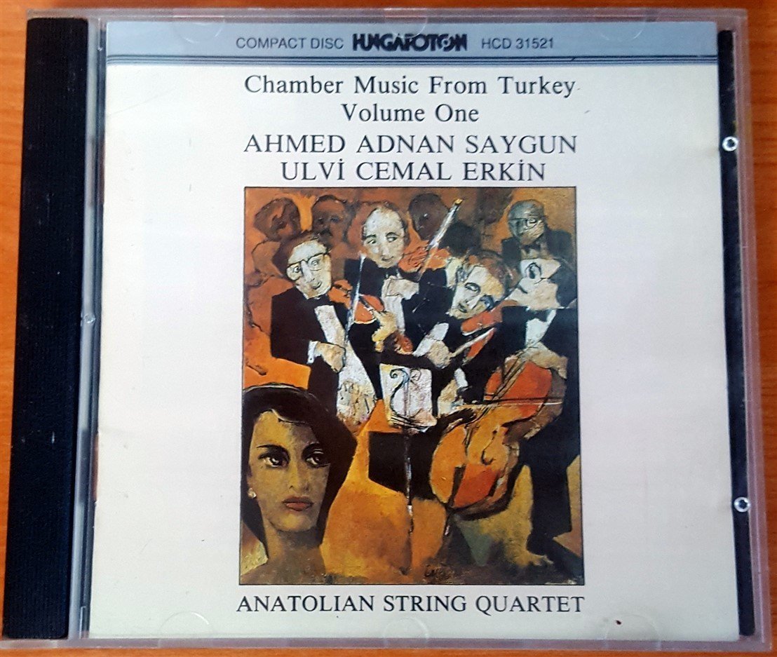 AHMED ADNAN SAYGUN / ULVİ CEMAL ERKİN - CHAMBER MUSIC FROM TURKEY VOLUME ONE / ANATOLIAN STRING QUARTET CD 2.EL