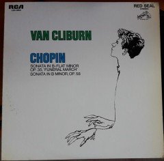 CHOPIN: SONATA IN B, FUNERAL MARCH, VAN CLIBURN - LP 2.EL