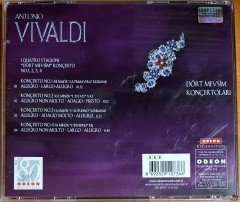 ANTONIO VIVALDI - DÖRT MEVSİM KONÇERTOLARI (2007) ODEON CD 2.EL