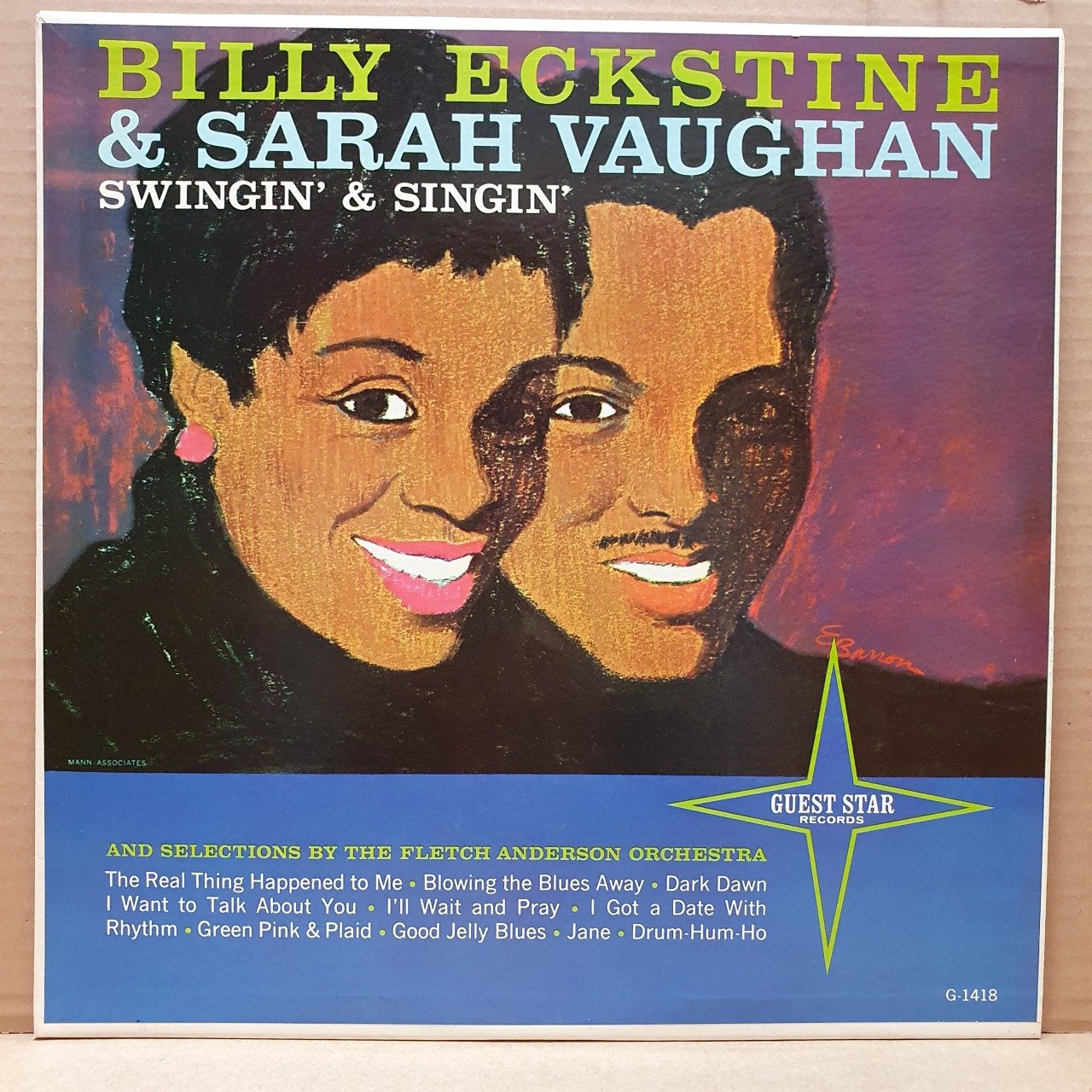BILLY ECKSTINE & SARAH VAUGHAN - SWINGIN' & SINGIN' - LP 2.EL PLAK