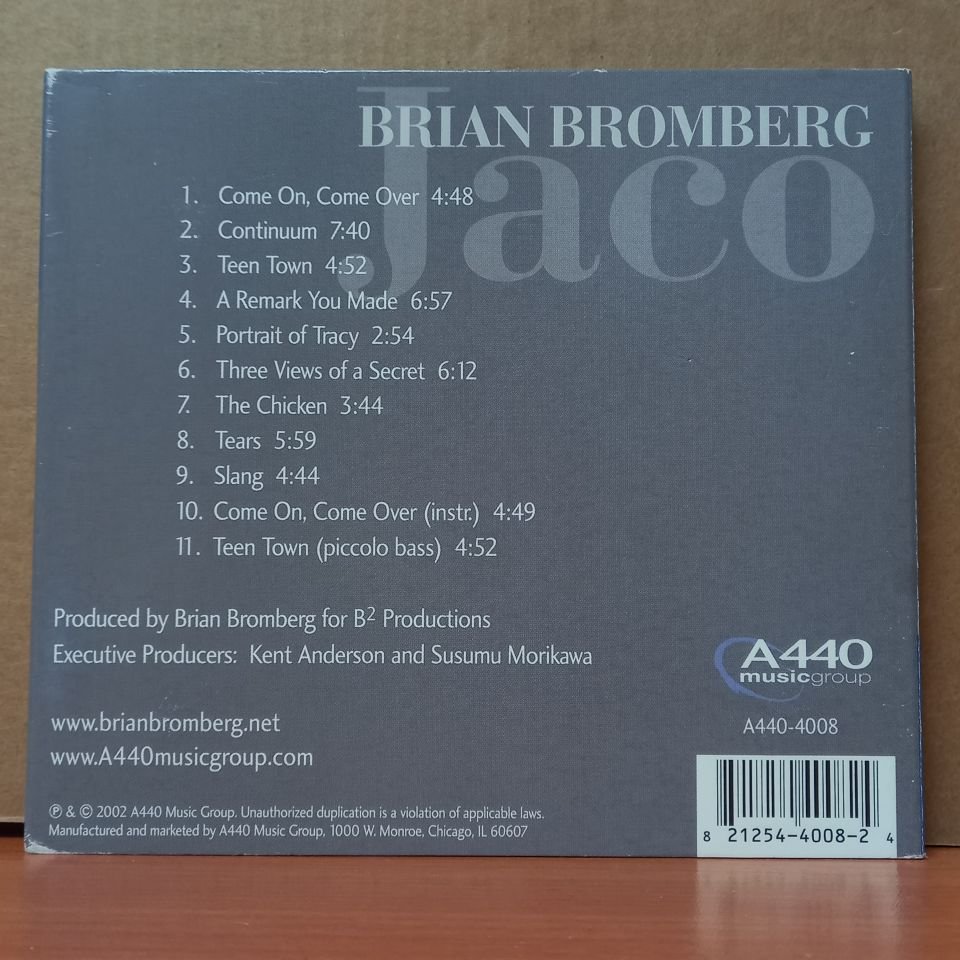 BRIAN BROMBERG - JACO (2002) - CD 2.EL