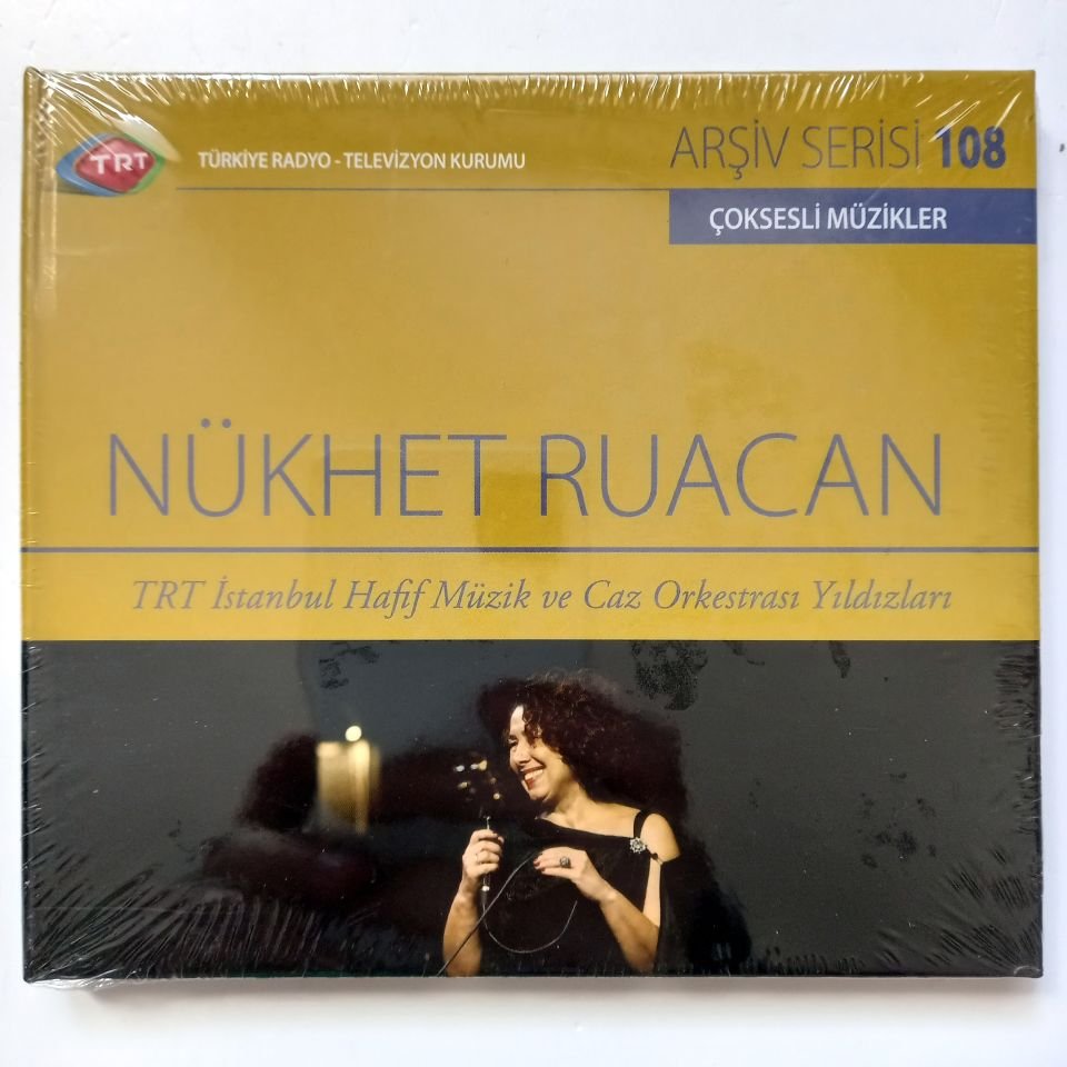 NÜKHET RUACAN - TRT İSTANBUL HAFİF MÜZİK VE CAZ ORKESTRASI YILDIZLARI / ÇOKSESLİ MÜZİKLER / TRT ARŞİV SERİSİ 108 - CD SIFIR