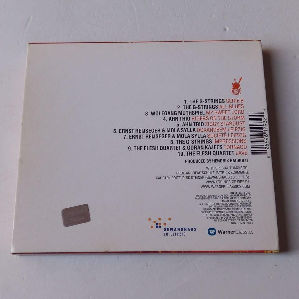 STRINGS OF FIRE II (2004) - AHN TRIO, GORAN KAJFES, G-STRINGS, FLESH QUARTET CD 2.EL