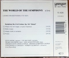 THE WORLD OF THE SYMPHONY CD 6 / BEETHOVEN - SYMPHONY NO.9 ''CHORAL'' (1989) LASERLIGHT CD 2.EL