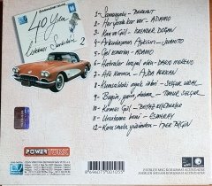 40 YILIN LİSTEBAŞI ŞARKILARI 2 / BERKANT, ADAMO, İSKENDER DOĞAN, AJDA PEKKAN, ESMERAY, TİMUR SELÇUK (2009) POWER TURK / OZAN CD 2.EL