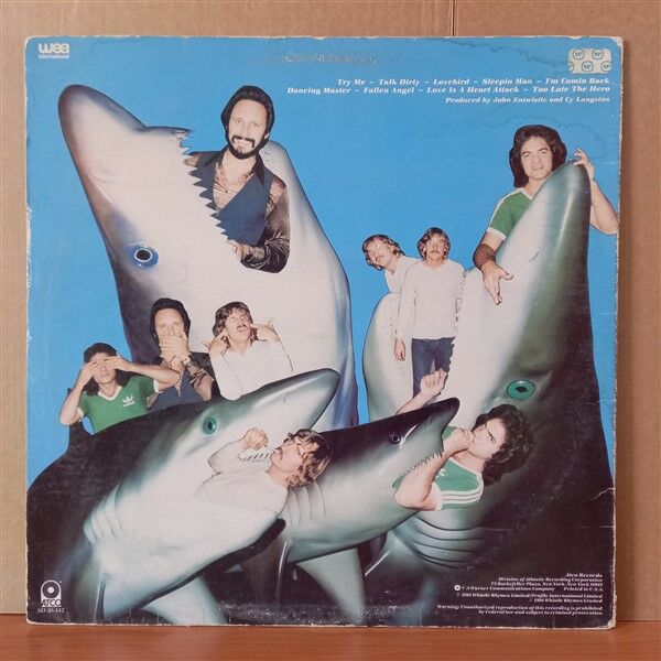 JOHN ENTWISTLE – TOO LATE THE HERO (1981) - LP 2.EL PLAK