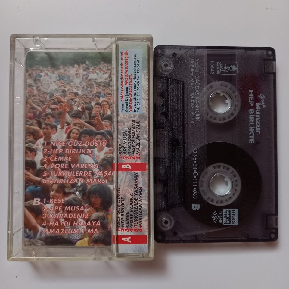 GRUP MUNZUR - HEP BİRLİKTE (1995) - KASET 2.EL