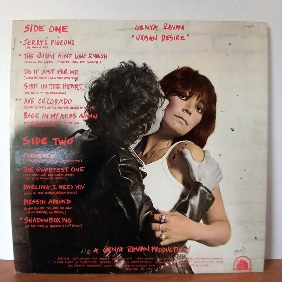 GENYA RAVAN – URBAN DESIRE (1978) - LP 2.EL PLAK
