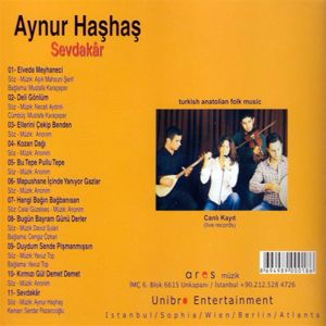 AYNUR HAŞHAŞ - SEVDAKAR / ELVEDA MEYHANECİ (2010) - CD ÇAĞDAŞ HALK MÜZİĞİ SIFIR