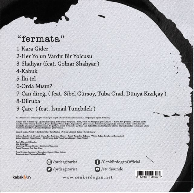 CENK ERDOĞAN - FERMATA (2018) - LP 2026 EDITION SIFIR PLAK