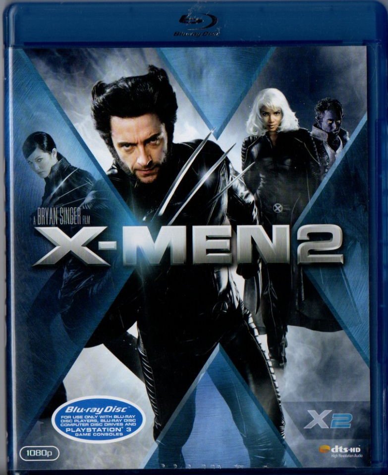 X-MEN 2 - BRYAN SINGER - HUGH JACKMAN - MARVEL - 2 DİSK BLU-RAY 2.EL
