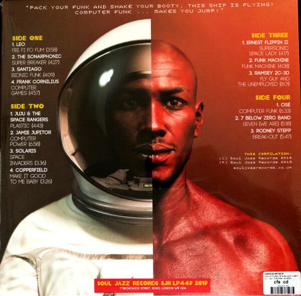 SPACE FUNK - AFRO FUTURIST ELECTRO FUNK IN SPACE 1976-1984 / VARIOUS ARTISTS (2019) -  2LP COMPILATION SIFIR PLAK