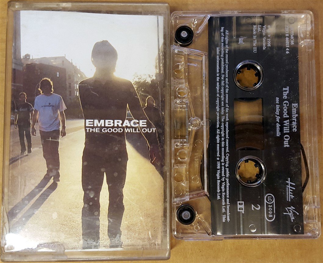 EMBRACE - THE GOOD WILL OUT CASSETTE MADE IN EU ''USED''