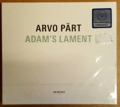 ARVO PART ADAM'S LAMENT CD 2012 ECM NEW SERIES SIFIR