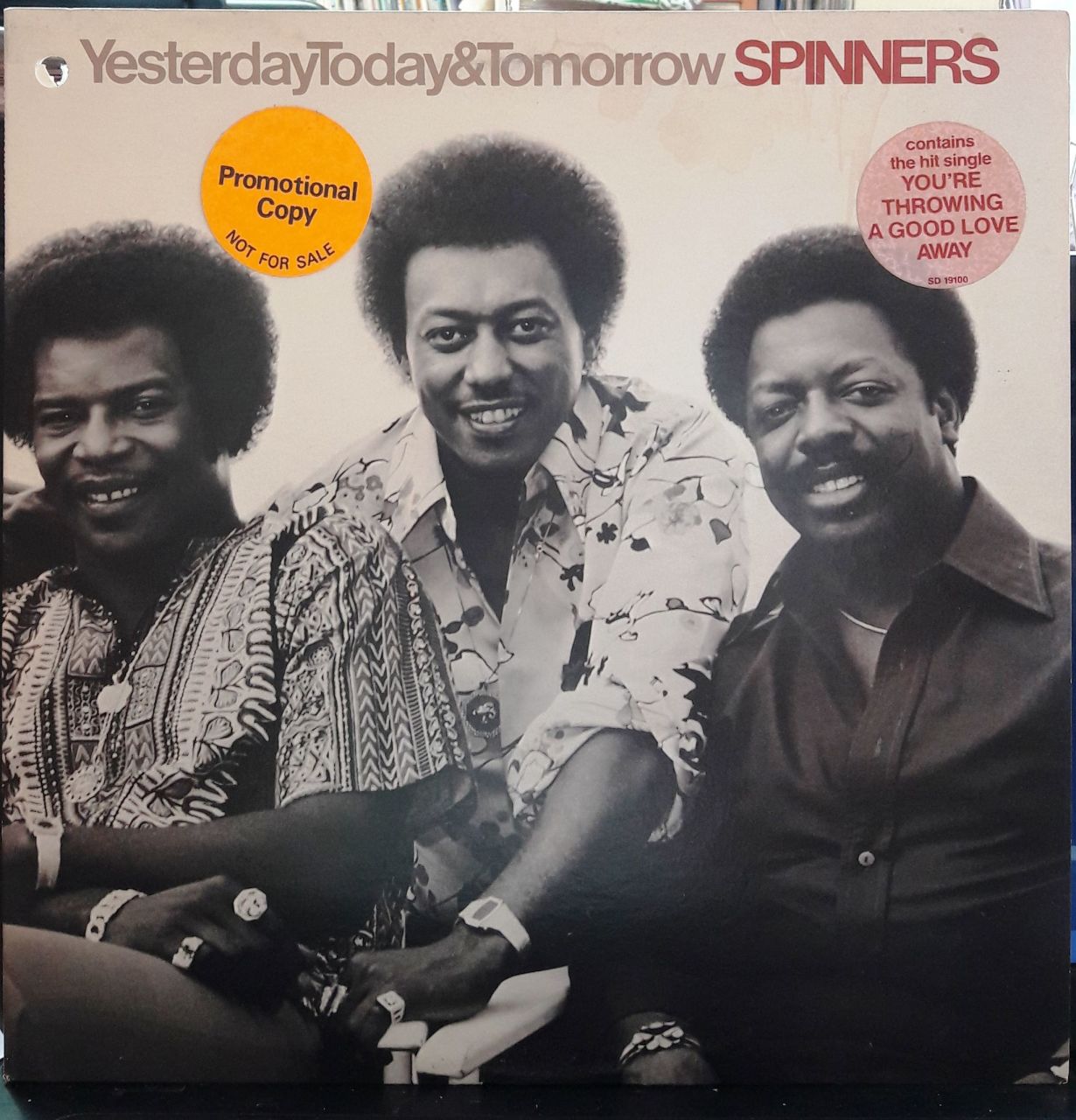 SPINNERS - YESTERDAY TODAY & TOMORROW (1977) - PLAK 2.EL
