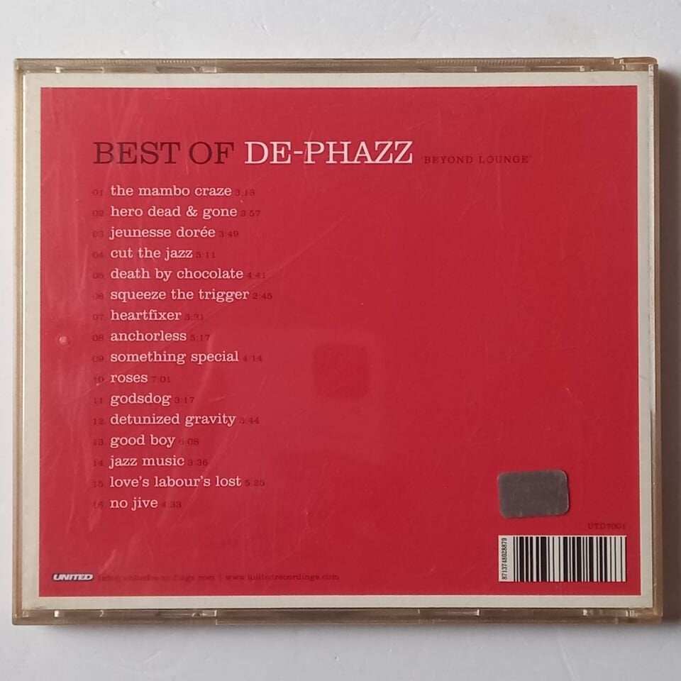 DE-PHAZZ – BEST OF DE-PHAZZ: BEYOND LOUNGE (2002) - CD 2.EL