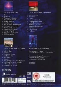 ANATHEMA - FINE DAYS: 1999-2004 - JUDGEMENT, NATURAL DISASTER, A FINE DAY TO EXIT, WERE YOU THERE (2015) - 3xCD+DVD BOX SET AMBALAJINDA SIFIR