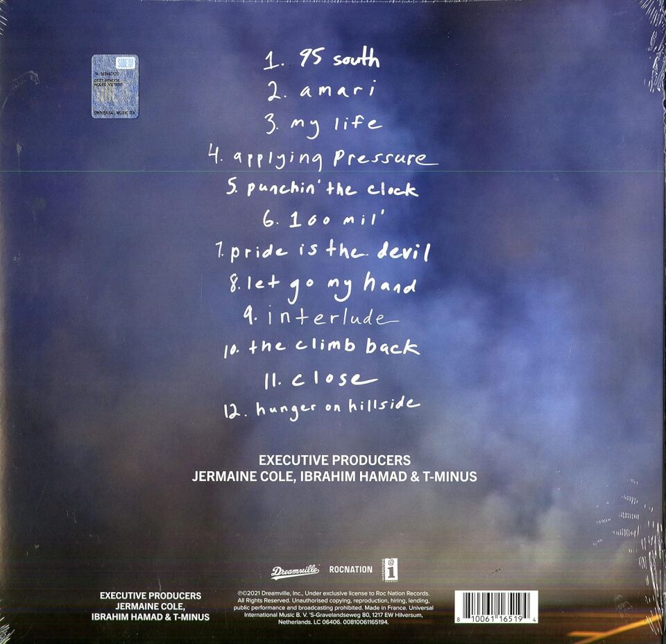 J COLE - THE OFF SEASON (2021) - LP SIFIR PLAK