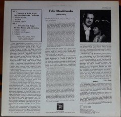 MENDELSSOHN:  TWO CONCERTI FOR TWO PIANOS, NEAL&NANCY O'DOAN, ENGLISH CHAMBER ORCHESTRA - LP 2.EL