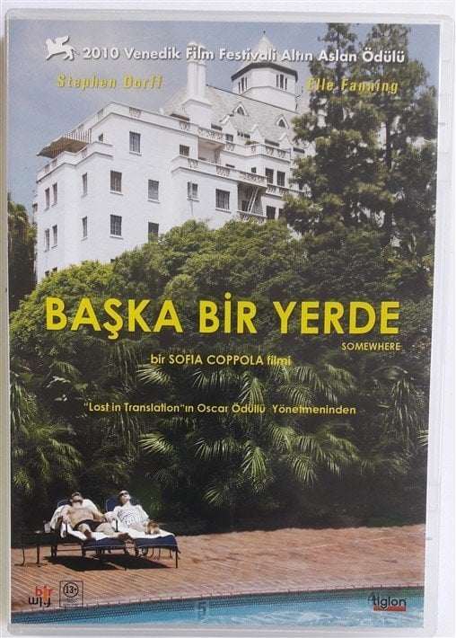 BAŞKA BİR YERDE - SOMEWHERE - STEPHEN DORFF - ELLE FANNING - SOFIA COPPOLA - DVD 2.EL