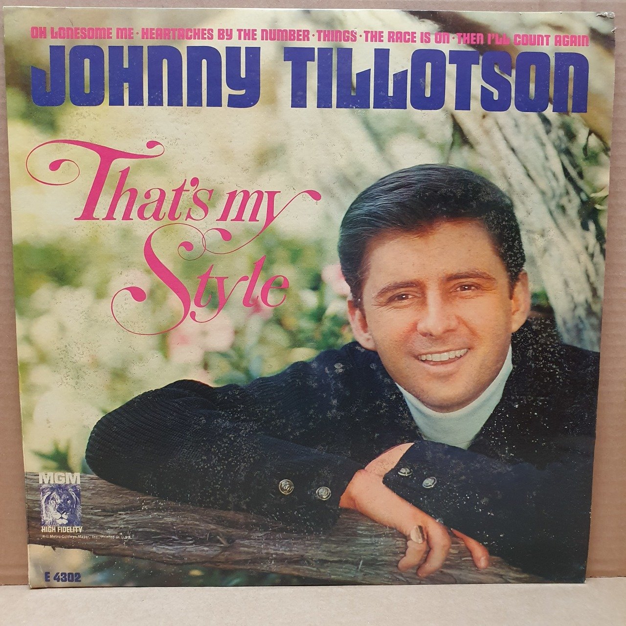 JOHNNY TILLOTSON - THAT'S MY STYLE (1965) - LP 2.EL PLAK