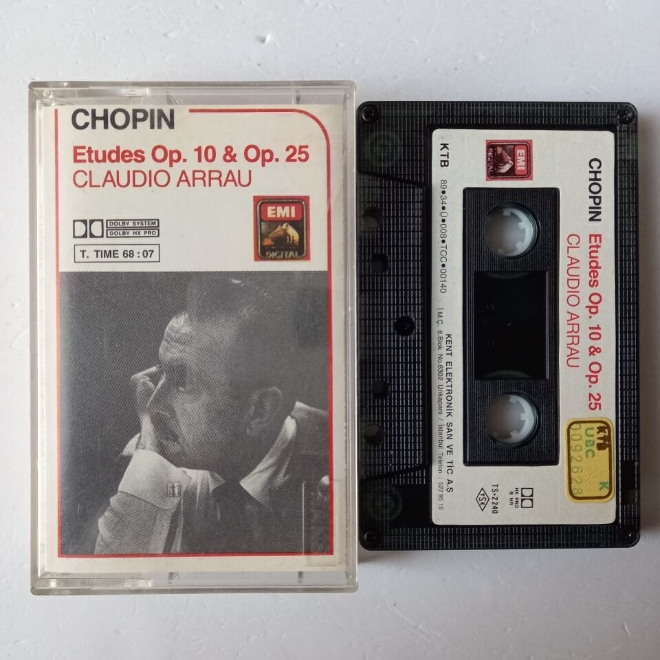 CLAUDIO ARRAU - CHOPIN ETUDES OP.10 & OP.25 (1989) - KASET 2.EL
