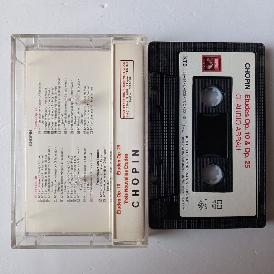 CLAUDIO ARRAU - CHOPIN ETUDES OP.10 & OP.25 (1989) - KASET 2.EL