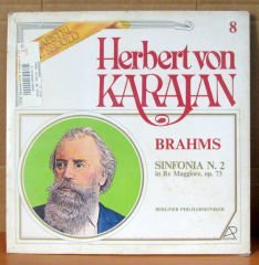 BRAHMS Sinfonia No.2 KARAJAN - LP SIFIR