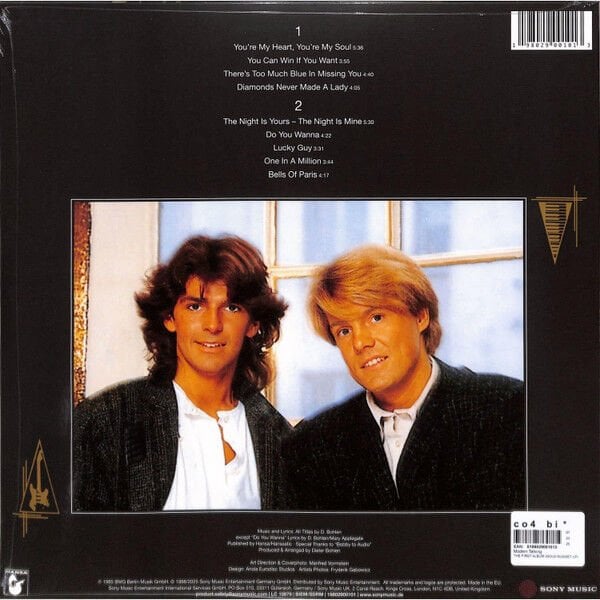 MODERN TALKING - 1ST ALBUM (1985) - LP 2025 REISSUE 180GR GOLD NUGGET VINYL SIFIR PLAK