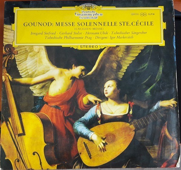 GOUNOD: MESSE SOLENNELLE STE. CECILE, IGOR MARKEVITCH - LP 2.EL