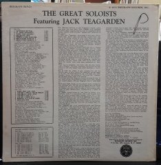 THE GREAT SOLOISTS 1929-36 FEATURING JACK TEAGARDEN (1972) - DÖNEM BASKISI PLAK SIFIR