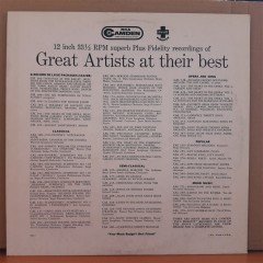 GREAT ARTISTS AT THEIR BEST VOL.2 POP SINGERS - LP 2.EL PLAK