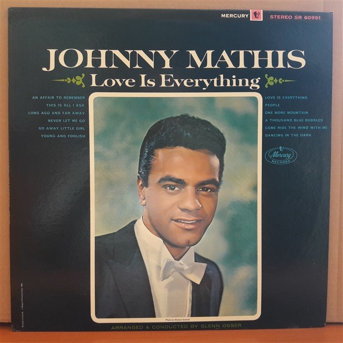 JOHNNY MATHIS - LOVE IS EVERYTHING - LP PLAK 2.EL