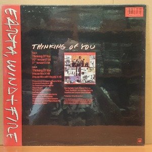 EARTH, WIND & FIRE - THINKING OF YOU (1987) - 12'' 33RPM MAXI SINGLE SIFIR PLAK