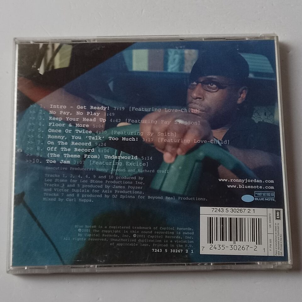 RONNY JORDAN – OFF THE RECORD (2001) - CD 2.EL