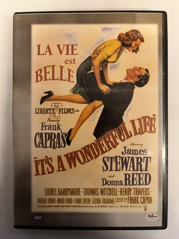 IT'S A WONDERFUL LIFE - JAMES STEWART - DVD 2.EL TÜRKÇE ALTYAZI YOKTUR