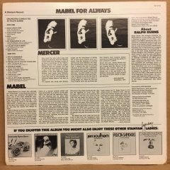 MABEL MERCER - FOR ALWAYS 1974 2.EL PLAK