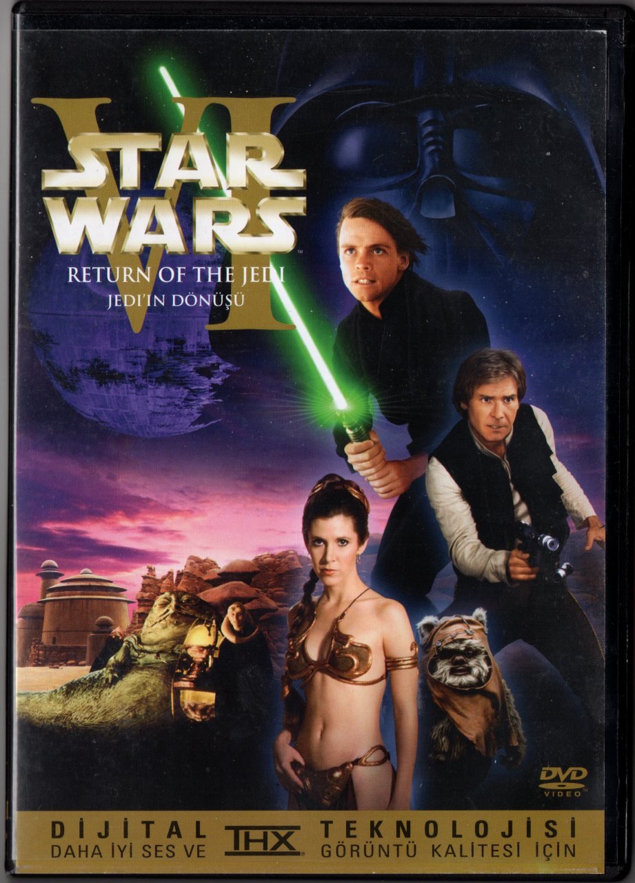 STAR WARS VI RETURN OF THE JEDI - JEDI'IN DÖNÜŞÜ - MARK HAMILL - HARRISON FORD - DVD 2.EL