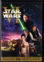 STAR WARS VI RETURN OF THE JEDI - JEDI'IN DÖNÜŞÜ - MARK HAMILL - HARRISON FORD - DVD 2.EL
