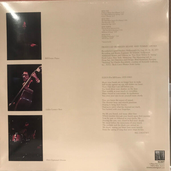 BILL EVANS - YOU MUST BELIEVE IN SPRING (1981) - 2xLP 180GR 2024 EDITION BLUE MINT GREEN COLOURED SIFIR PLAK