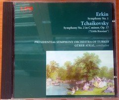 ULVI CEMAL ERKİN SYMPHONY 1/TCHAIKOVSKY SYMPHONY 2 / GÜRER AYKAL PRESIDENTAL SYMPHONY ORCHESTRA CD 2.EL