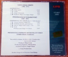 ULVI CEMAL ERKİN SYMPHONY 1/TCHAIKOVSKY SYMPHONY 2 / GÜRER AYKAL PRESIDENTAL SYMPHONY ORCHESTRA CD 2.EL