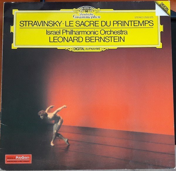 STRAVINSKY: LE SACRE DU PRINTEMPS, ISRAEL PHILHARMONIC ORCHESTRA, LEONARD BERNSTEIN - LP 2.EL