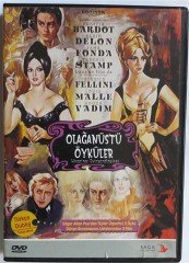 OLAĞANÜSTÜ ÖYKÜLER - HISTOIRES EXTRAORDINAIRES - BRIGITTE BARDOT - ALAIN DELON - JANE FONDA - FEDERICO FELLINI - LOUIS MALLE - ROGER VADIM - DVD 2.EL
