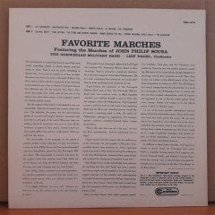 JOHN PHILIP SOUSA - FAVORITE MARCHES - LP 2.EL PLAK