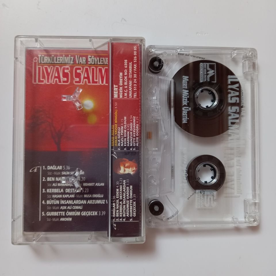 İLYAS SALMAN - TÜRKÜLERİMİZ VAR SÖYLENECEK (1997) - KASET 2.EL